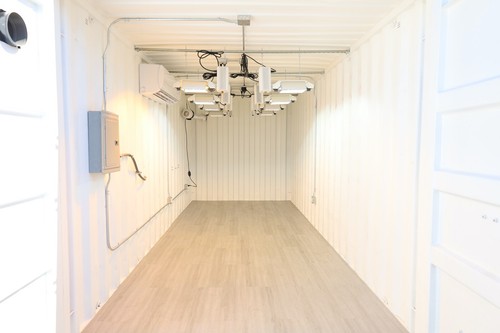 Shipping container grow - shipping, room